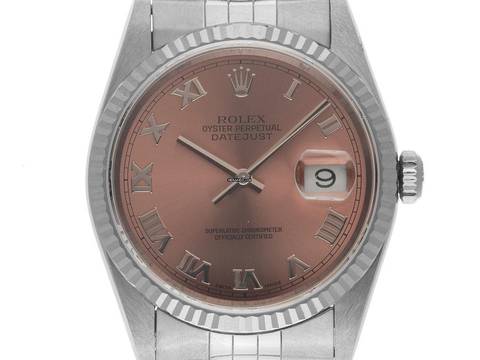  Rolex Datejust 36 Ref.16234 1998 Full Set sehr gut Vintage Datejust Stahl 18kt Weißgold 