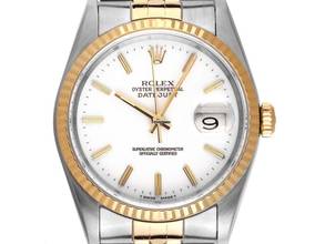 Thumbnail von Rolex Datejust 36 Ref.16233 1988 Box&Beschreibung sehr gut Vintage Datejust