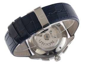 Thumbnail von Union Glashütte Belisar Chronograph Ref.D014.425.16.047.01 2026 Full Set Ungetragen Belisar Chronograph Vollkalender Mondphase Krokoleder Faltschließe