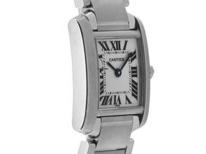 Thumbnail von Cartier Tank Française PM kleines Modell Ref.2300 2010 original Box sehr gut Vintage Tank Francaise PM kleines Modell