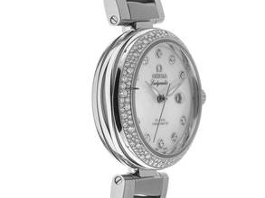 Thumbnail von Omega De Ville Ladymatic Ref.425.35.34.20.55.002 2020 Full Set Ungetragen De Ville Ladymatic Diamanten 1,16ct Perlmutt