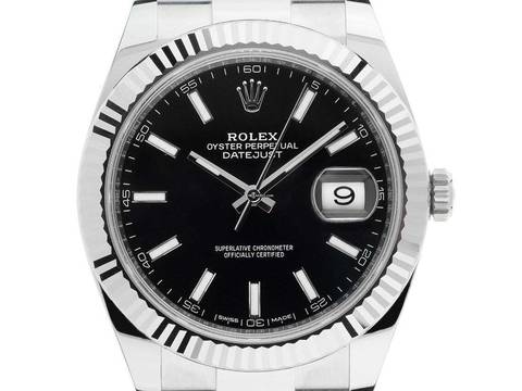  Rolex Datejust 41 Ref.126334 2018 Full Set wie Neu Datejust Stahl 18kt Weißgold 