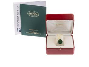 Thumbnail von Cartier Santos Ronde MM Medium Modell Ref.8191 1996 original Box sehr gut Vintage Santos Ronde MM Medium Modell