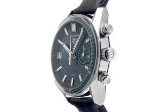 Thumbnail von TAG Heuer Carrera Chronograph Ref.CBS2211.FC6545 2025 Full Set Unworn Carrera Chronograph Green Dial Crocodile Leather Folding Clasp