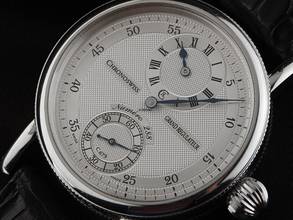 Thumbnail von Chronoswiss Régulateur Grand Regulator Ref.CH6723 2008 Full Set very good Vintage Grand Régulateur Leather Fold Clasp