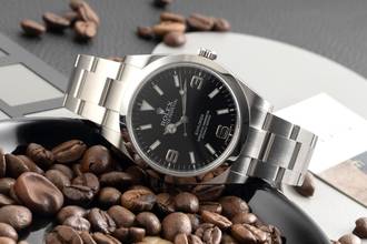 Thumbnail von Rolex Explorer 39 Oyster Perpetual Edelstahl Automatik Ref. 214270 B&P 2015