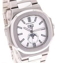 Thumbnail von Patek Philippe Nautilus White Annual Calendar – 5726/1A-010 – like NEW – 2013 Full Set
