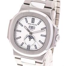 Patek Philippe Nautilus White Annual Calendar – 5726/1A-010 – like NEW – 2013 Full Set
