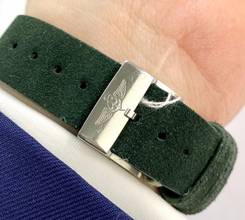 Thumbnail von Breitling Chronomat Serviced (560e) Chronomat Vintage Chronograph Green Grün 81950 81950