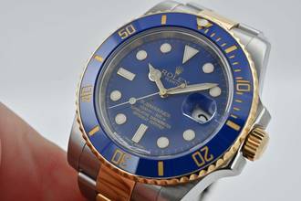 Thumbnail von Rolex Submariner Date Steel Steel Gold 116613LB LC160 Bluesy