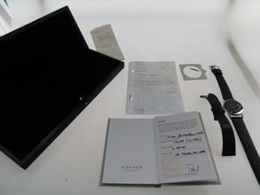 Thumbnail von NOMOS Orion Handaufzug Full Set 35mm Box Papiere Komplett Glasboden
