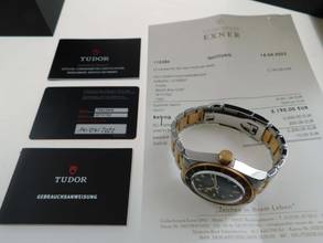 Thumbnail von Tudor Black Bay GMT Heritage GMT unworn safe watch in full set from 2022 LC 100 in the absolute full set with original purchase receipt, like new in the store