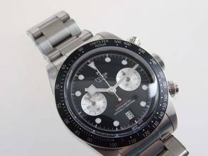 Thumbnail von Tudor Black Bay Chrono unused safe deposit watch in full set from 2024 LC 100 in the absolute full set with stainless steel bracelet, like new in store