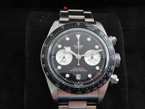 Thumbnail von Tudor Black Bay Chrono unused safe deposit watch in full set from 2024 LC 100 in the absolute full set with stainless steel bracelet, like new in store