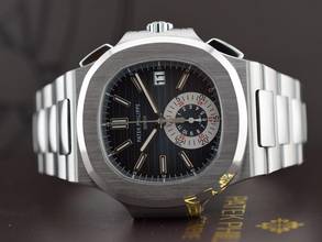 Thumbnail von Patek Philippe Nautilus 5980/1a Blue Dial - Punzone Di Ginevra Like New - Full Set 2008
