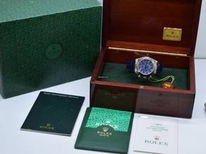 Thumbnail von Rolex Daytona Cosmograph Daytona 116519 New/nos Stickers White Gold Sodalite Diamonds Dial - Ita