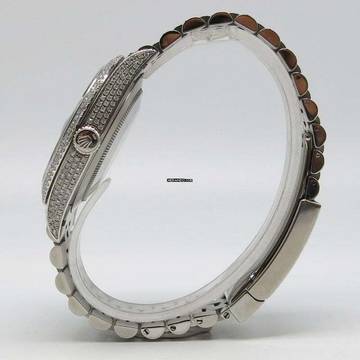 Rolex Datejust 41 Ice-Out mit Diamanten - ref.126300 - Stahl - Ø 41mm - Jahr: 2021 Fullset