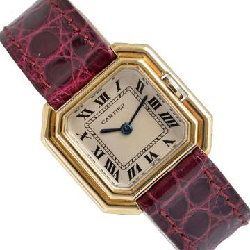  Cartier Ceinture Paris Ladies 25MM yellow gold 18KT very rare 1930 