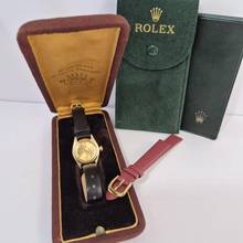 Thumbnail von Rolex Oyster Perpetual Lady Bubbleback Ouro 24mm Automático