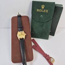 Thumbnail von Rolex Oyster Perpetual Lady Bubbleback Ouro 24mm Automático