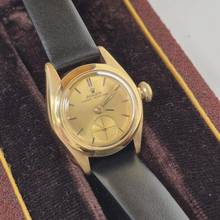 Thumbnail von Rolex Oyster Perpetual Lady Bubbleback Ouro 24mm Automático