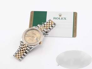 Thumbnail von Rolex Datejust 36 126283 Rbr 2019 Stahl Gelbgold 750 Diamanten Automatik Stainless Steel 18kt Yellow Gold Jubilé-band Chronometer Oyster