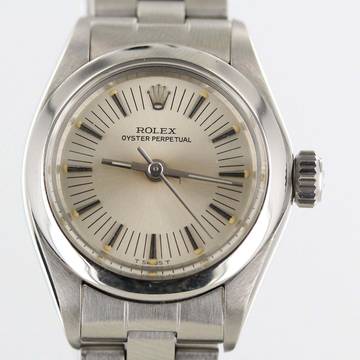  Rolex Oyster Perpetual 26 REF.6718//SILVER DIAL//ROMAN DIAL//OYSTER//1978//#789 