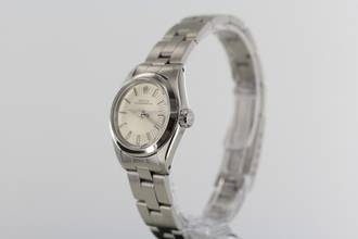 Thumbnail von Rolex Oyster Perpetual 26 REF.6718//SILVER DIAL//ROMAN DIAL//OYSTER//1978//#789