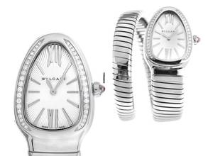 Thumbnail von Bulgari Serpenti Tubogas Ref.101816 2026 Full Set Ungetragen Serpenti Tubogas Stahl Diamanten