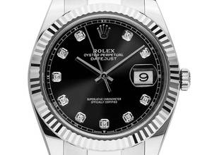  Rolex Datejust 41 Diamanten Ref.126334 2020 Full Set wie Neu Datejust Diamanten Stahl 18kt Weißgold 