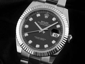 Thumbnail von Rolex Datejust 41 Diamanten Ref.126334 2020 Full Set wie Neu Datejust Diamanten Stahl 18kt Weißgold