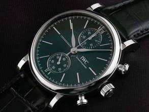 Thumbnail von IWC Portofino Chronograph Ref.IW391405 2026 Full Set Ungetragen Portofino Chronograph Green Dial