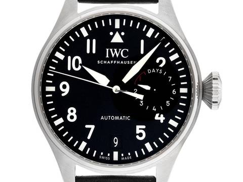  IWC Große Fliegeruhr Big Pilot´s Watch Ref.IW501001 2026 Full Set Ungetragen Big Pilot`s Watch Leder Faltschließe 