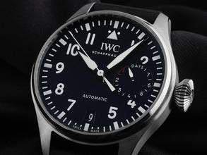 Thumbnail von IWC Große Fliegeruhr Big Pilot´s Watch Ref.IW501001 2026 Full Set Ungetragen Big Pilot`s Watch Leder Faltschließe