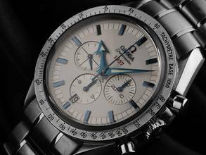 Thumbnail von Omega Speedmaster Broad Arrow 1957 Ref.321.10.42.50.02.001 2012 Box & Description very good Vintage Speedmaster Broad Arrow 1957