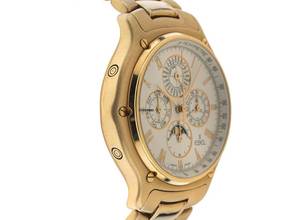 Thumbnail von Ebel 1911 Ref.8136901 1991 Full Set sehr gut Vintage 1911 ewiger Kalender Chronograph 18kt Gelbgold 199g