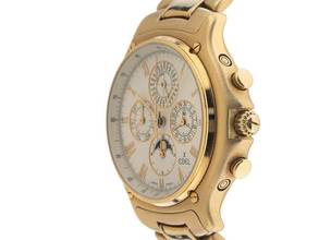 Thumbnail von Ebel 1911 Ref.8136901 1991 Full Set sehr gut Vintage 1911 ewiger Kalender Chronograph 18kt Gelbgold 199g