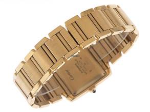 Thumbnail von Cartier Tank Française GM Großes Modell Ref.2302 2009 Box&Bschreibung sehr gut Vintage Tank Francaise GM Großes Modell 18kt Gelbgold 144g
