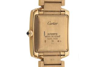 Thumbnail von Cartier Tank Française GM Großes Modell Ref.2302 2009 Box&Bschreibung sehr gut Vintage Tank Francaise GM Großes Modell 18kt Gelbgold 144g