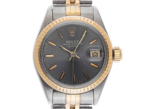  Rolex Lady-Datejust Ref.6916 1972 Box&Beschreibung sehr gut Vintage Datejust Lady open 6/9 