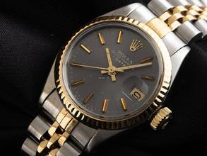 Thumbnail von Rolex Lady-Datejust Ref.6916 1972 Box & Description very good Vintage Datejust Lady open 6/9