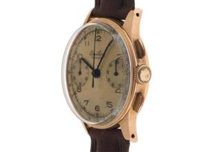 Thumbnail von Breitling Premier Ref.760789 1955 original Box sehr gut Vintage Premier 18kt Roségold