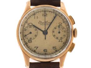 Breitling Premier Ref.760789 1955 original box very good vintage Premier 18kt rose gold