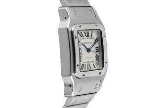 Thumbnail von Cartier Santos Galbée Steel Automatic Men's Watch Ref. W20098D6 Classic
