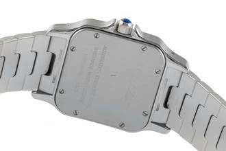 Thumbnail von Cartier Santos Galbée Steel Automatic Men's Watch Ref. W20098D6 Classic