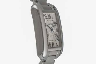 Thumbnail von Cartier Tank Anglaise XL Steel Automatic Men's Watch Ref. W5310008