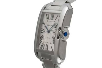 Thumbnail von Cartier Tank Anglaise XL Steel Automatic Men's Watch Ref. W5310008
