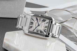 Thumbnail von Cartier Tank Anglaise XL Steel Automatic Men's Watch Ref. W5310008