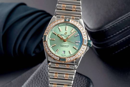  Breitling Chronomat Super Chronomat Automatic 38 Stahl / Gold Automatik Ref U17356531L1U1 