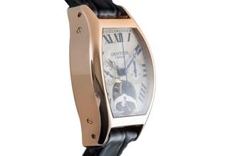 Thumbnail von Cartier Tortue Tourbillon Monodrücker Chronograph XL 18k W1548151